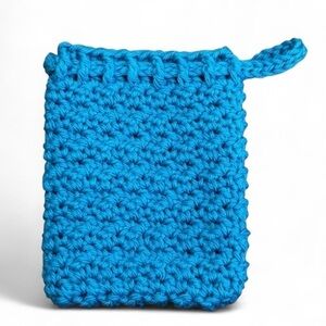 Crochet Bar Soap Saver Cotton Handcrafted Exfoliating Drawstring Pouch Bag